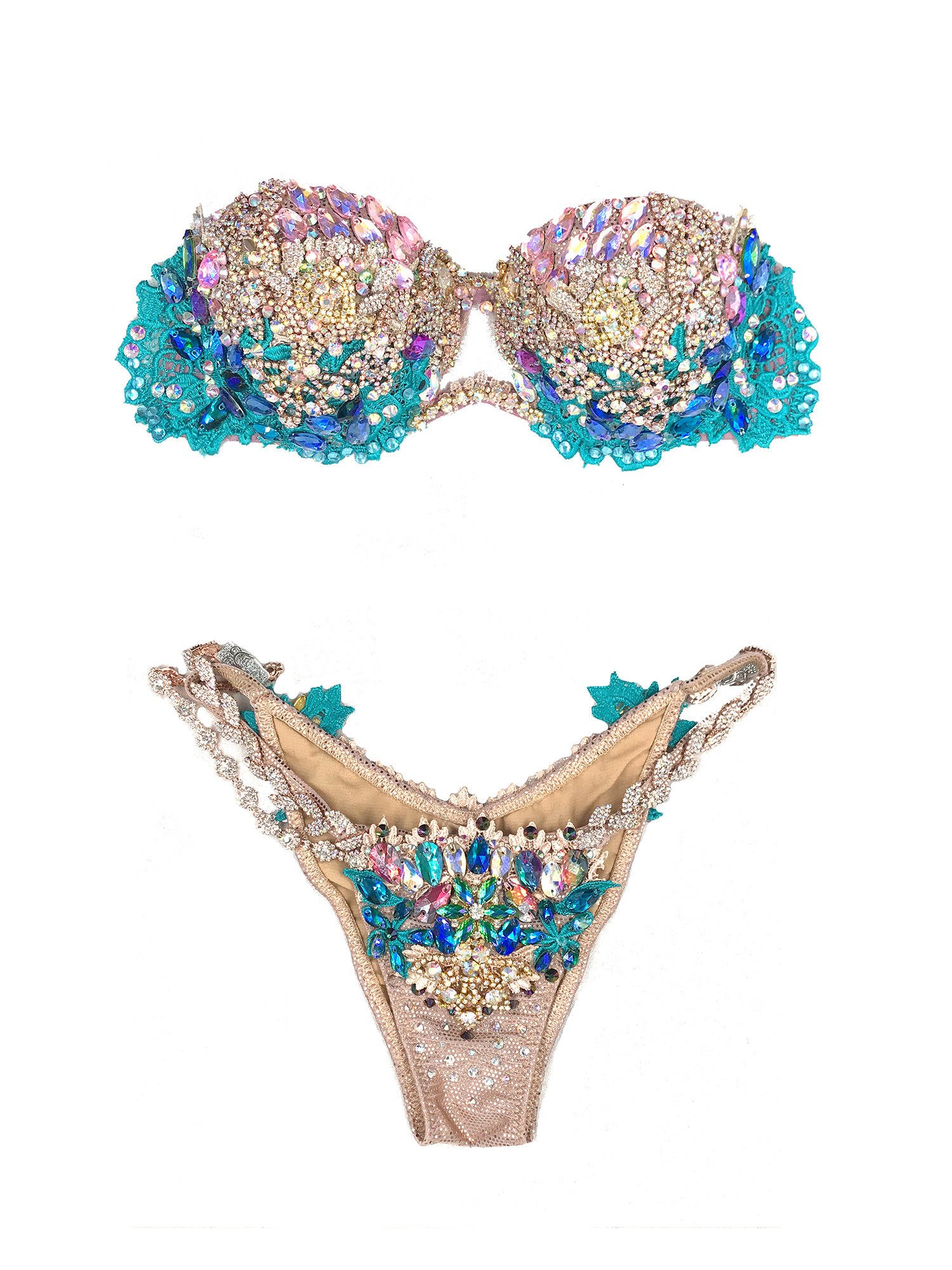 rhinestone bikini bottom